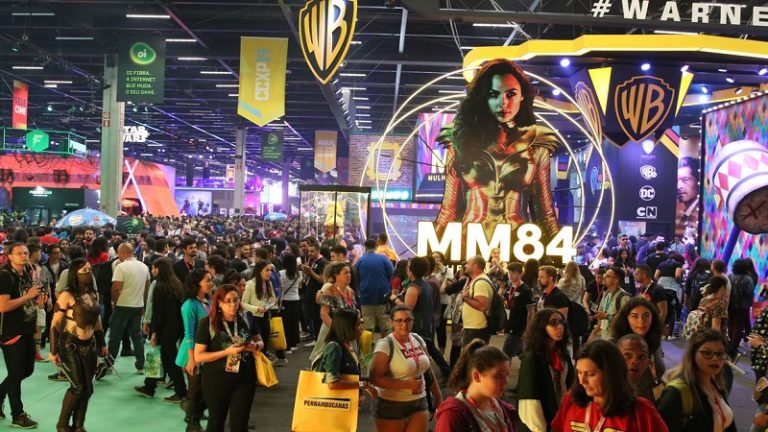 Comic Con Experience, feira de cultura pop, no São Paulo Expo.